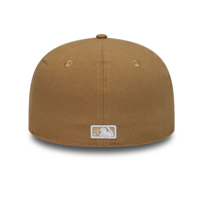 This is a New York Yankees MLB Beige 59FIFTY Fitted Cap 6