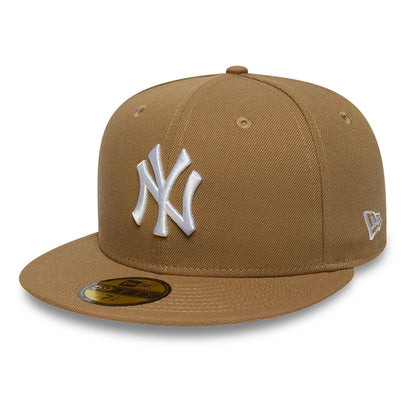 This is a New York Yankees MLB Beige 59FIFTY Fitted Cap 3