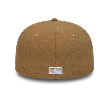 This is a New York Yankees MLB Beige 59FIFTY Fitted Cap 6