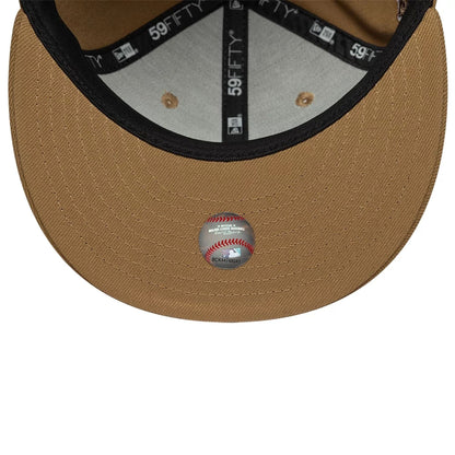 This is a New York Yankees MLB Beige 59FIFTY Fitted Cap 7