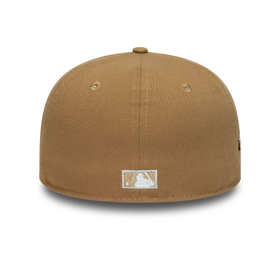 This is a Arizona Diamondbacks MLB Beige 59FIFTY Fitted Cap 6