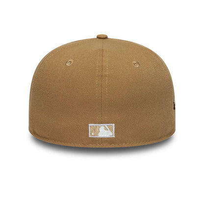 This is a Arizona Diamondbacks MLB Beige 59FIFTY Fitted Cap 6