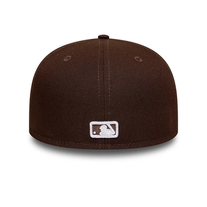 Pictured is this MLB Detroit Tigers 59FIFTY Fitted cap in dark brown. 5