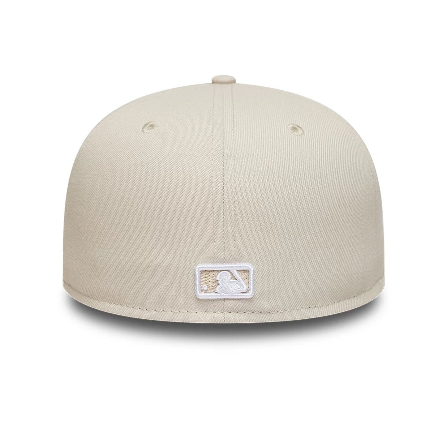 Pictured is this MLB Athletics 59FIFTY Fitted cap in beige. 5