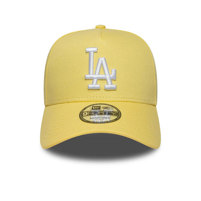 This is a LA Dodgers MLB Yellow 9FORTY A-Frame Adjustable Cap 2