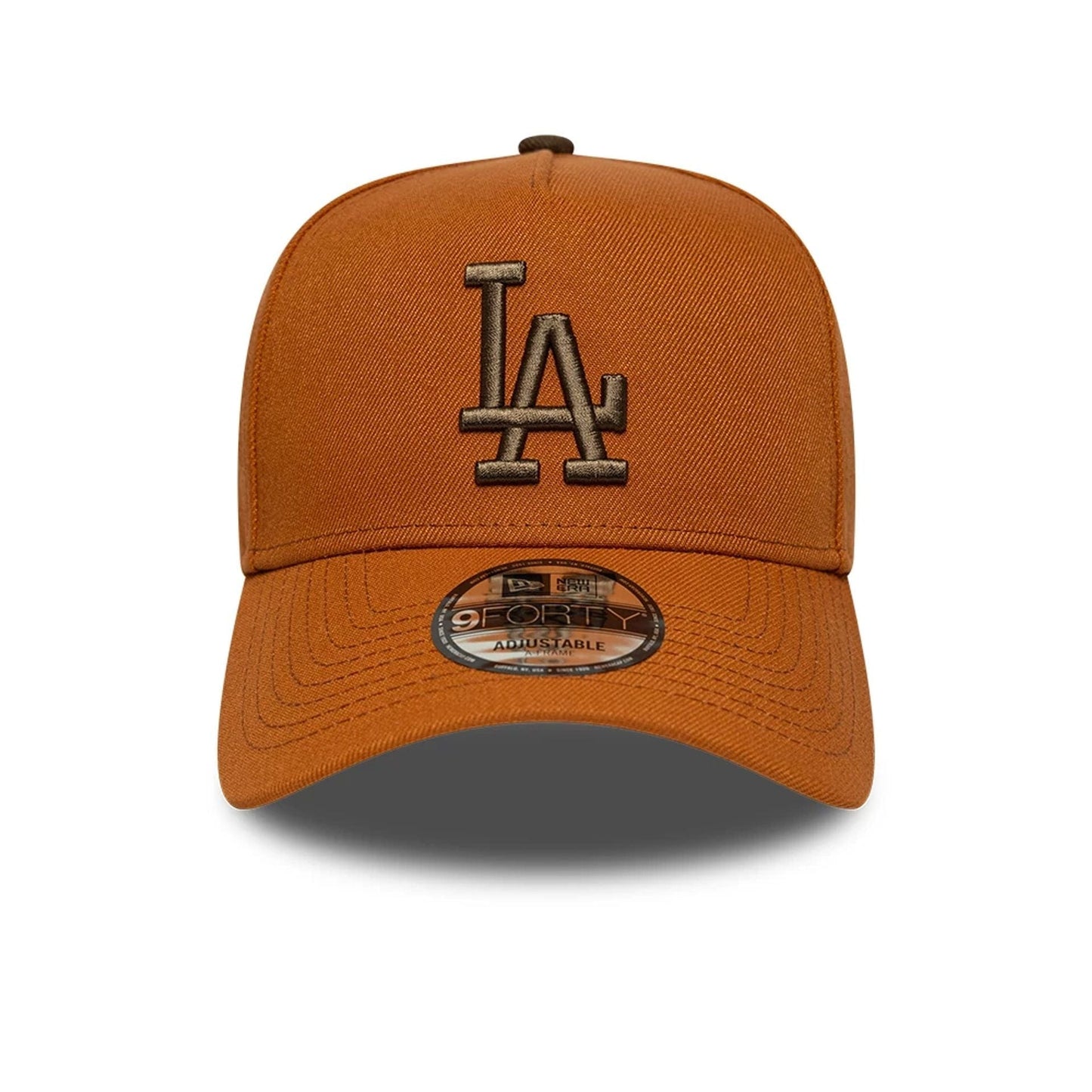 This is a LA Dodgers MLB Brown 9FORTY A-Frame Adjustable Cap 2
