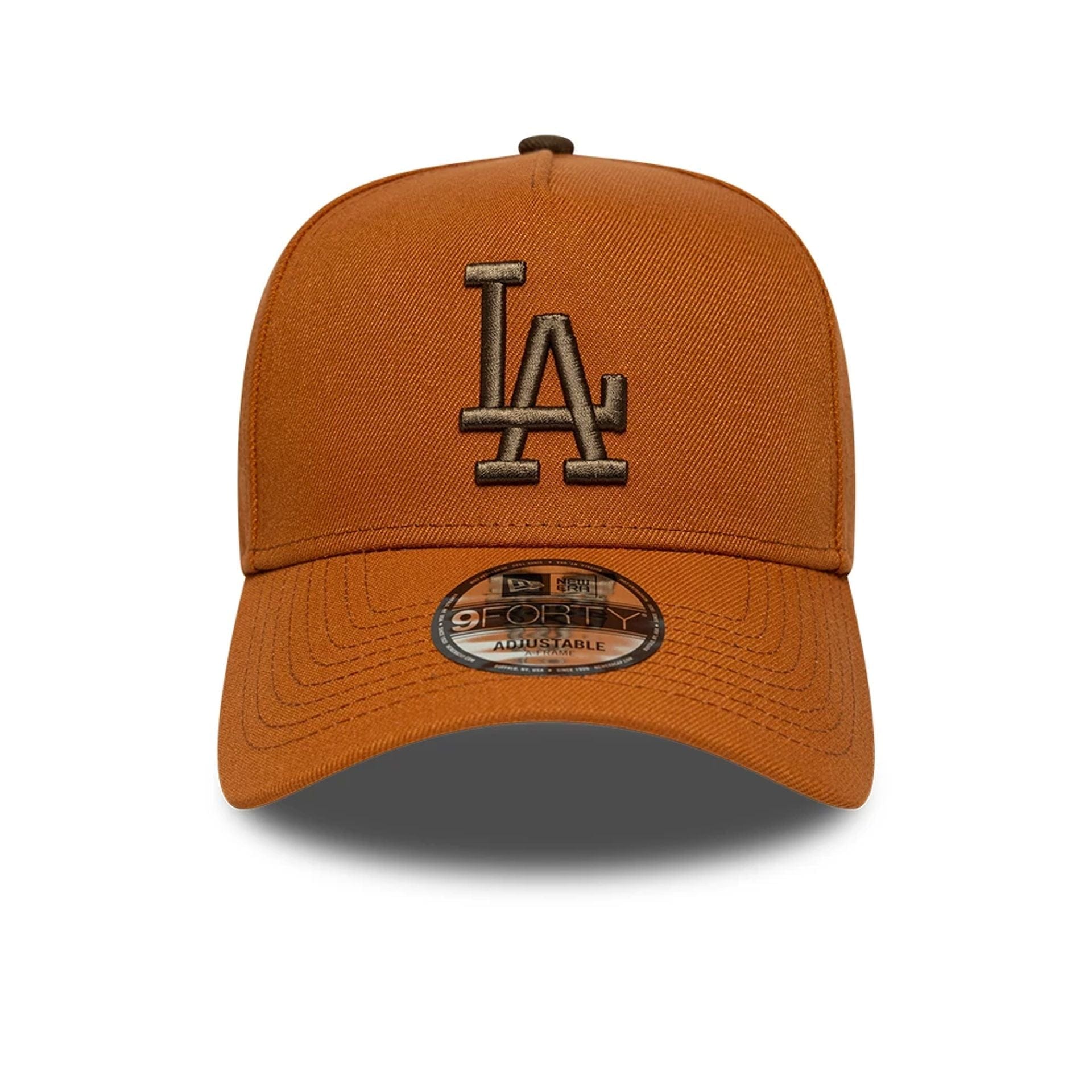 This is a LA Dodgers MLB Brown 9FORTY A-Frame Adjustable Cap 2