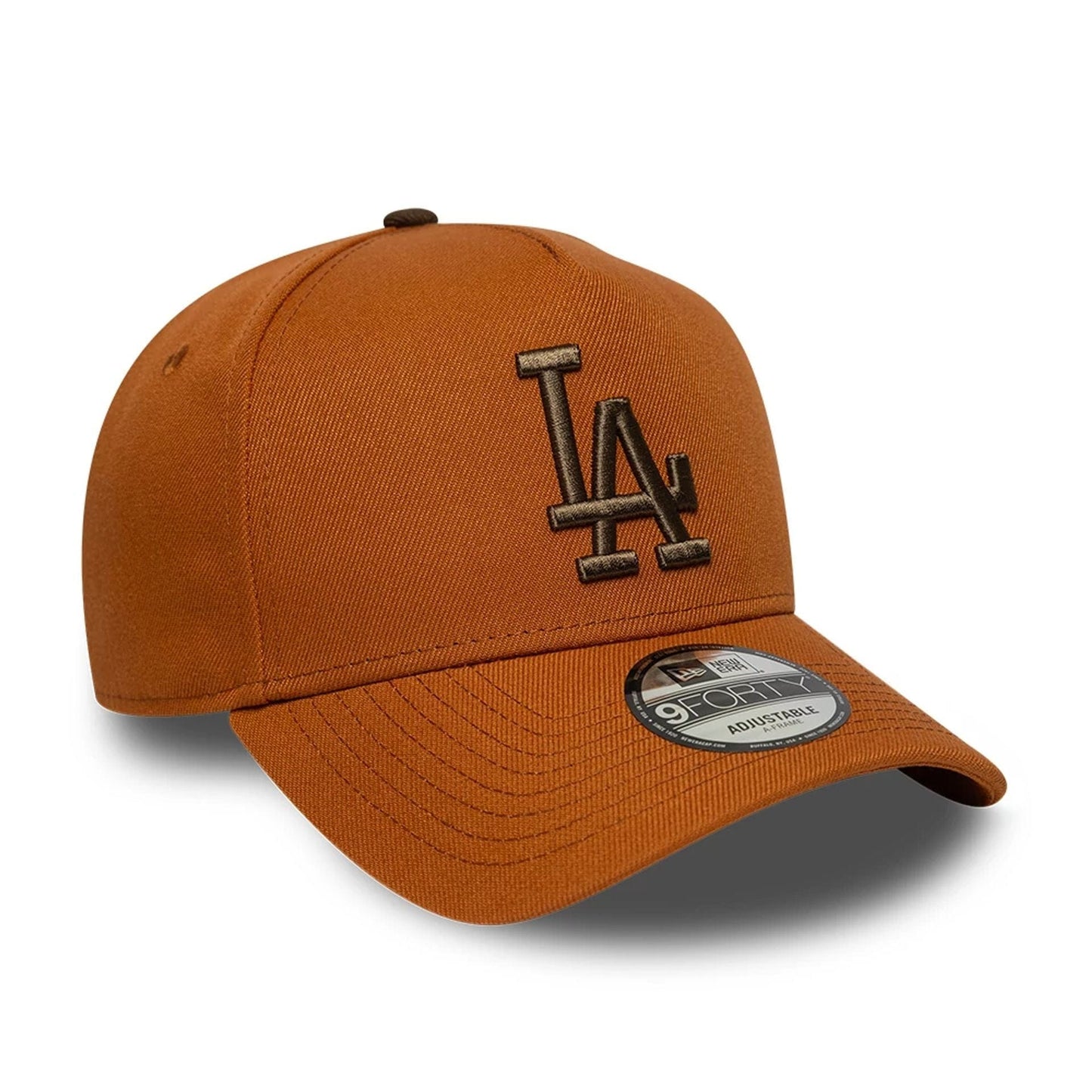 This is a LA Dodgers MLB Brown 9FORTY A-Frame Adjustable Cap 3