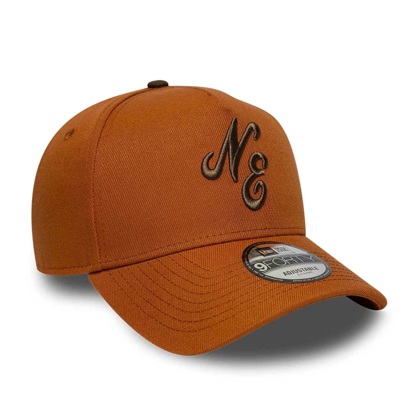 This is a  New Era Brown 9FORTY A-Frame Adjustable Cap 3
