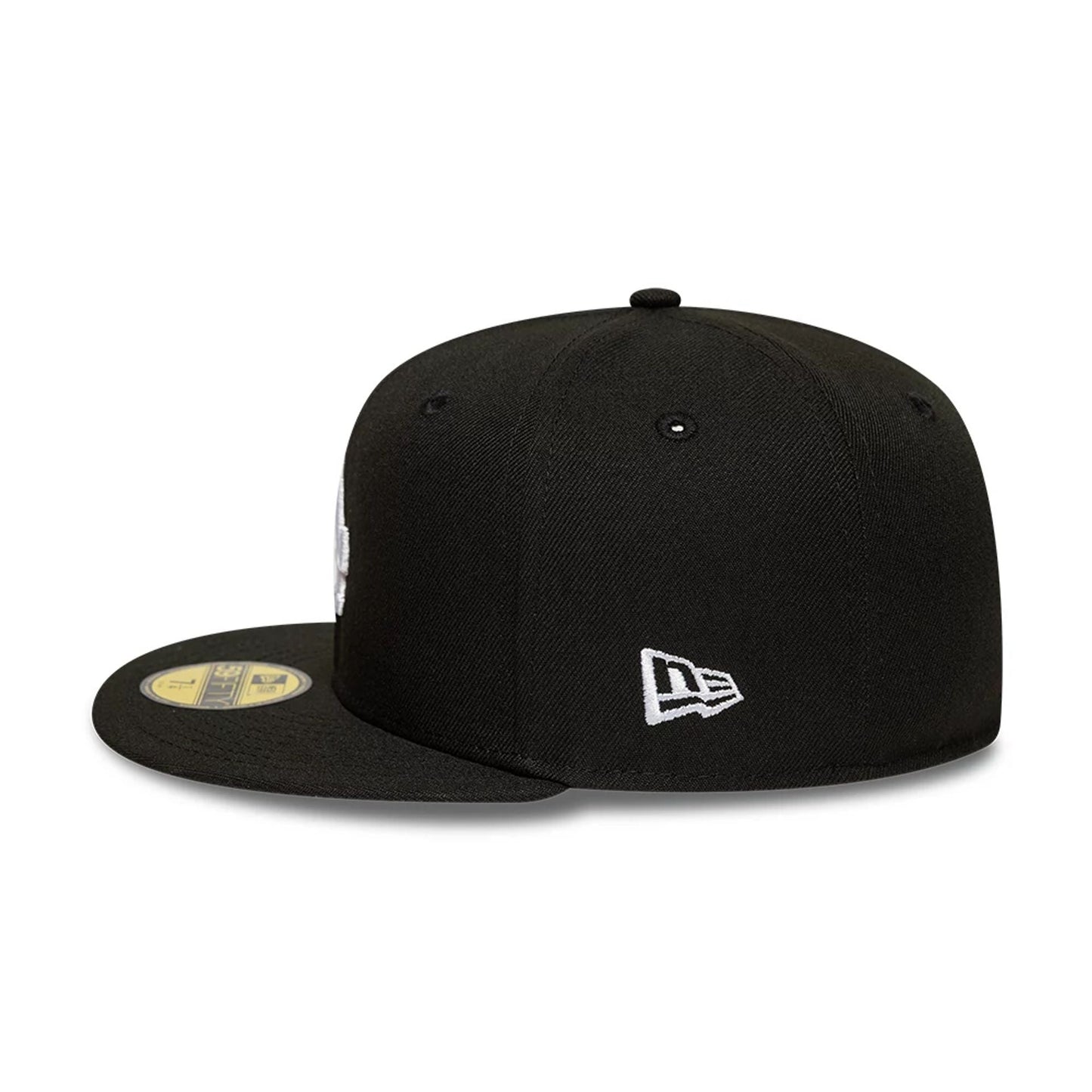 This is a LA Dodgers MLB Black 59FIFTY Fitted Cap 6