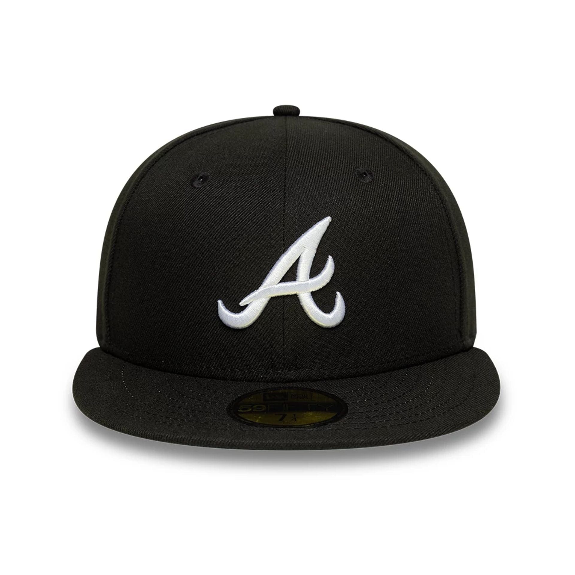 This is a Atlanta Braves MLB Black 59FIFTY Fitted Cap 3
