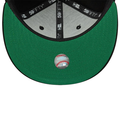 This is a Atlanta Braves MLB Black 59FIFTY Fitted Cap 2