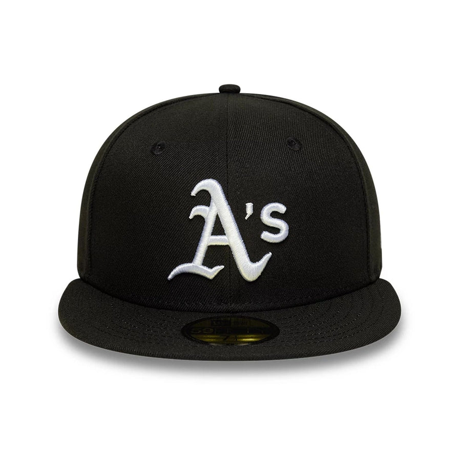 This is a Oakland Athletics MLB Black 59FIFTY Fitted Cap 3