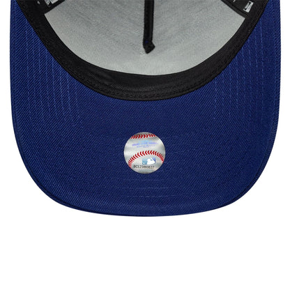 This is a New York Yankees MLB Dark Blue 9FORTY A-Frame Adjustable Cap 5
