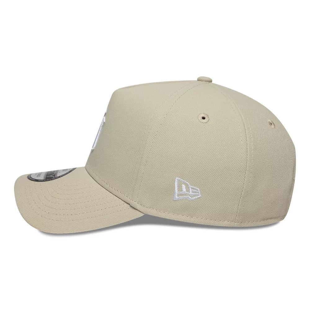 This is a New York Yankees MLB Beige 9FORTY A-Frame Adjustable Cap 6