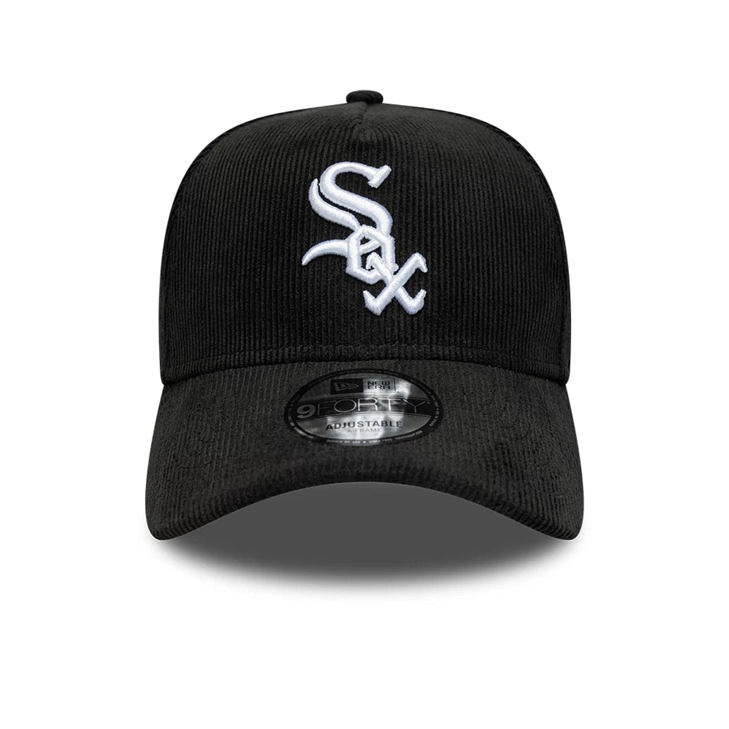 This is a Chicago White Sox MLB Cord Black 9FORTY A-Frame Adjustable Cap 3