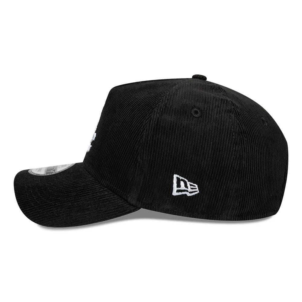 This is a Chicago White Sox MLB Cord Black 9FORTY A-Frame Adjustable Cap 6