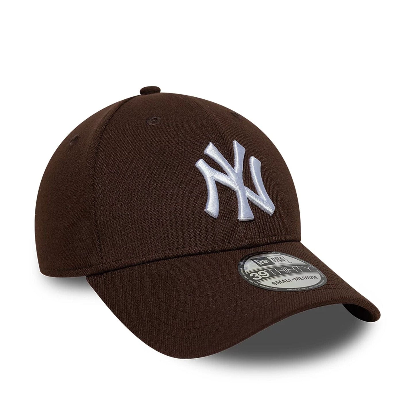 This is a New York Yankees MLB Dark Brown 39THIRTY Stretch Fit Cap 3