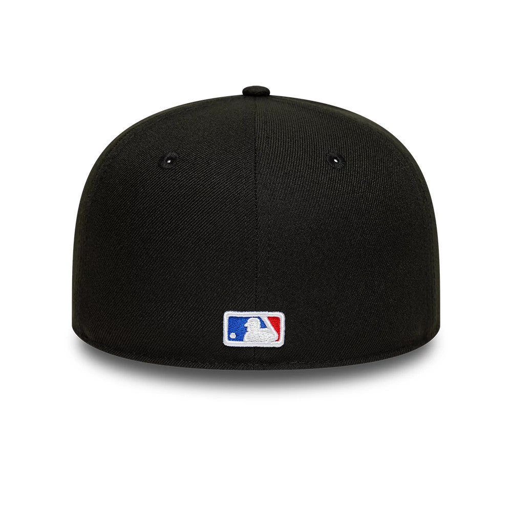 This is a New York Mets MLB Black 59FIFTY Fitted Cap 5