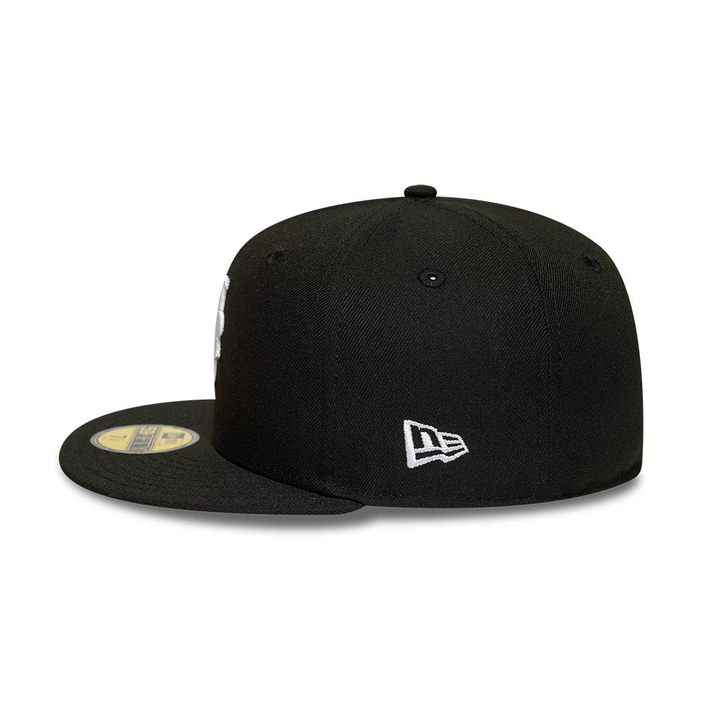 This is a New York Mets MLB Black 59FIFTY Fitted Cap 6