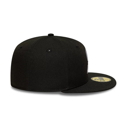This is a Seattle Mariners MLB Black 59FIFTY Fitted Cap 7