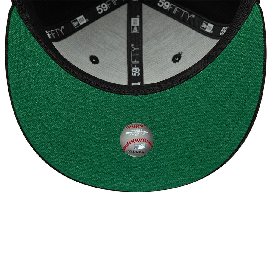 This is a Colorado Rockies MLB Black 59FIFTY Fitted Cap 2