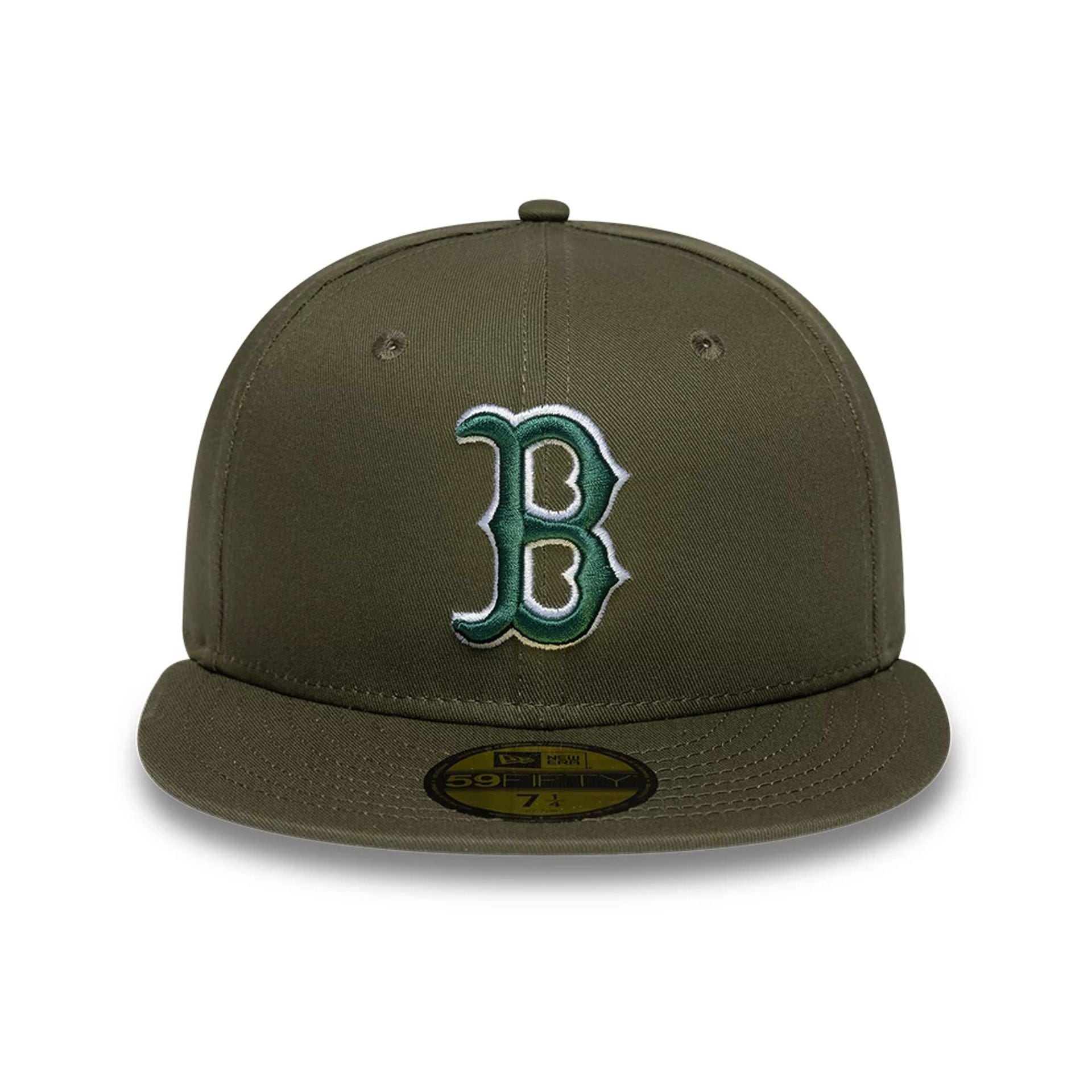 Pictured is this Boston Red Sox MLB Dark Green 59FIFTY Fitted cap. 2