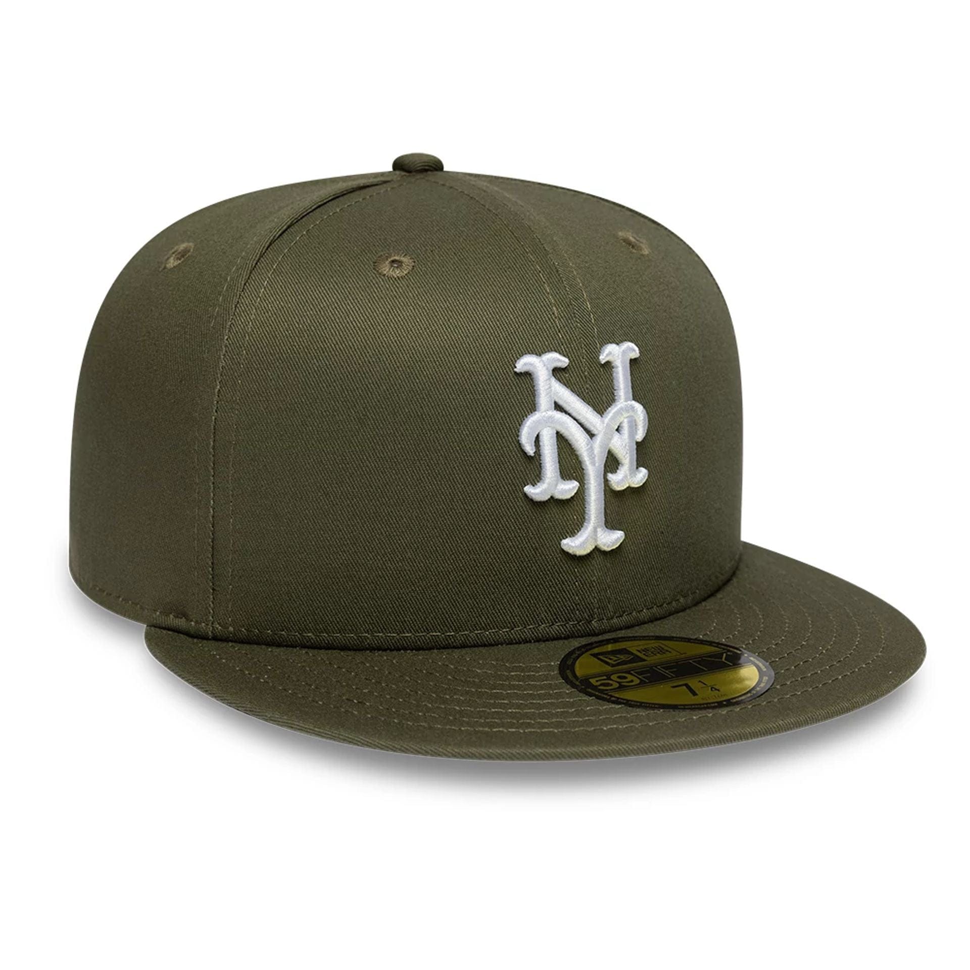 Pictured is this New York Mets MLB Dark Green 59FIFTY Fitted cap. 3