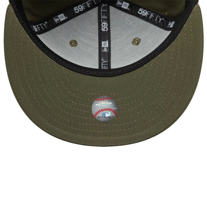 Pictured is this New York Mets MLB Dark Green 59FIFTY Fitted cap. 7