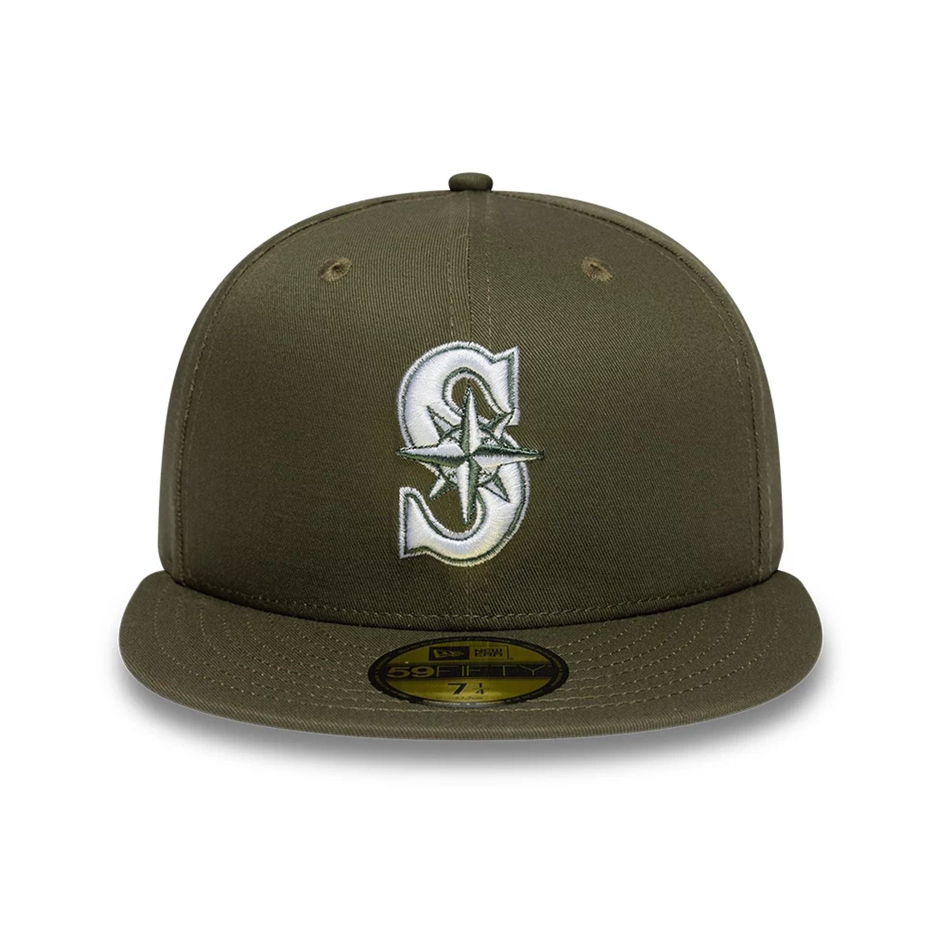 Pictured is this Seattle Mariners MLB Dark Green 59FIFTY Fitted cap. 2