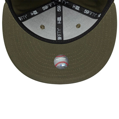 Pictured is this Seattle Mariners MLB Dark Green 59FIFTY Fitted cap. 7