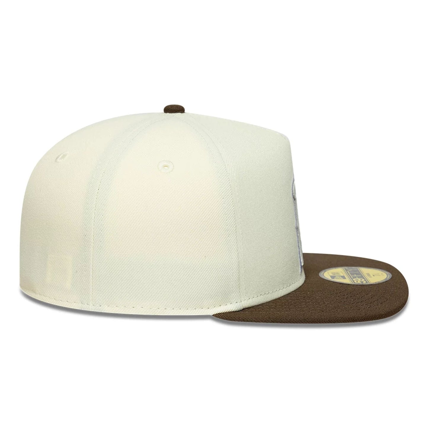 This is a LA Angels MLB Cream 59FIFTY A-Frame Fitted Cap 7