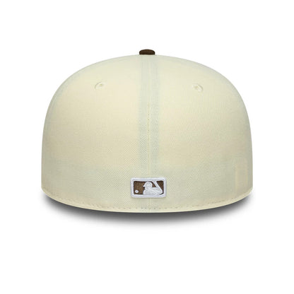 This is a Boston Red Sox MLB Cream 59FIFTY A-Frame Fitted Cap 5