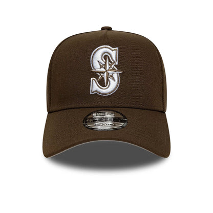 This is a Seattle Mariners MLB Dark Brown 9FORTY A-Frame Adjustable Cap 3