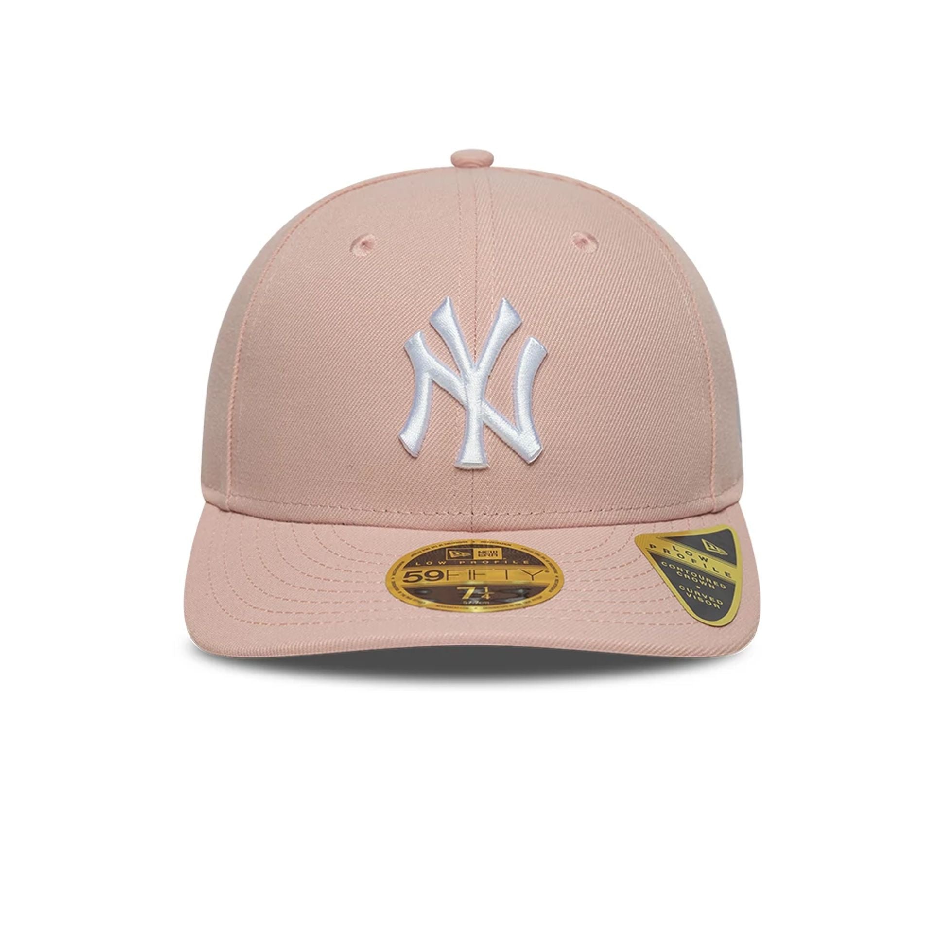 This is a New York Yankees MLB Pastel Pink Low Profile 59FIFTY Fitted Cap 2