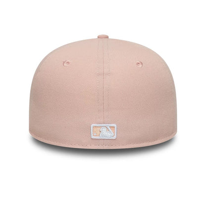 This is a New York Yankees MLB Pastel Pink Low Profile 59FIFTY Fitted Cap 4