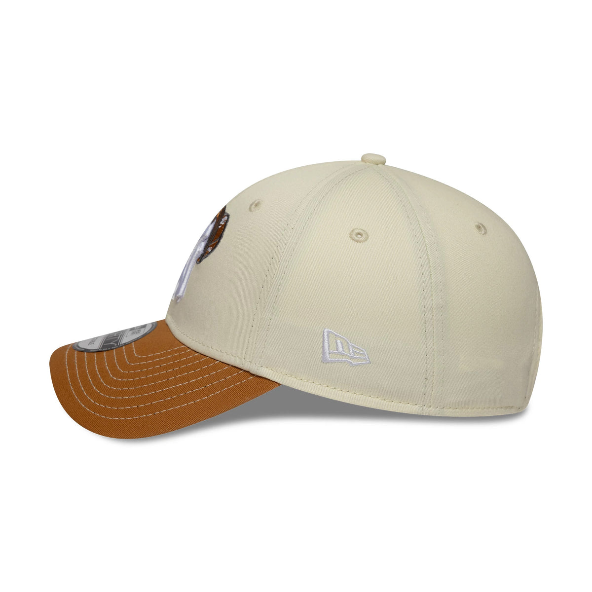 Pictured is this MLB New York Yankees 9FORTY cap in cream and brown. 5