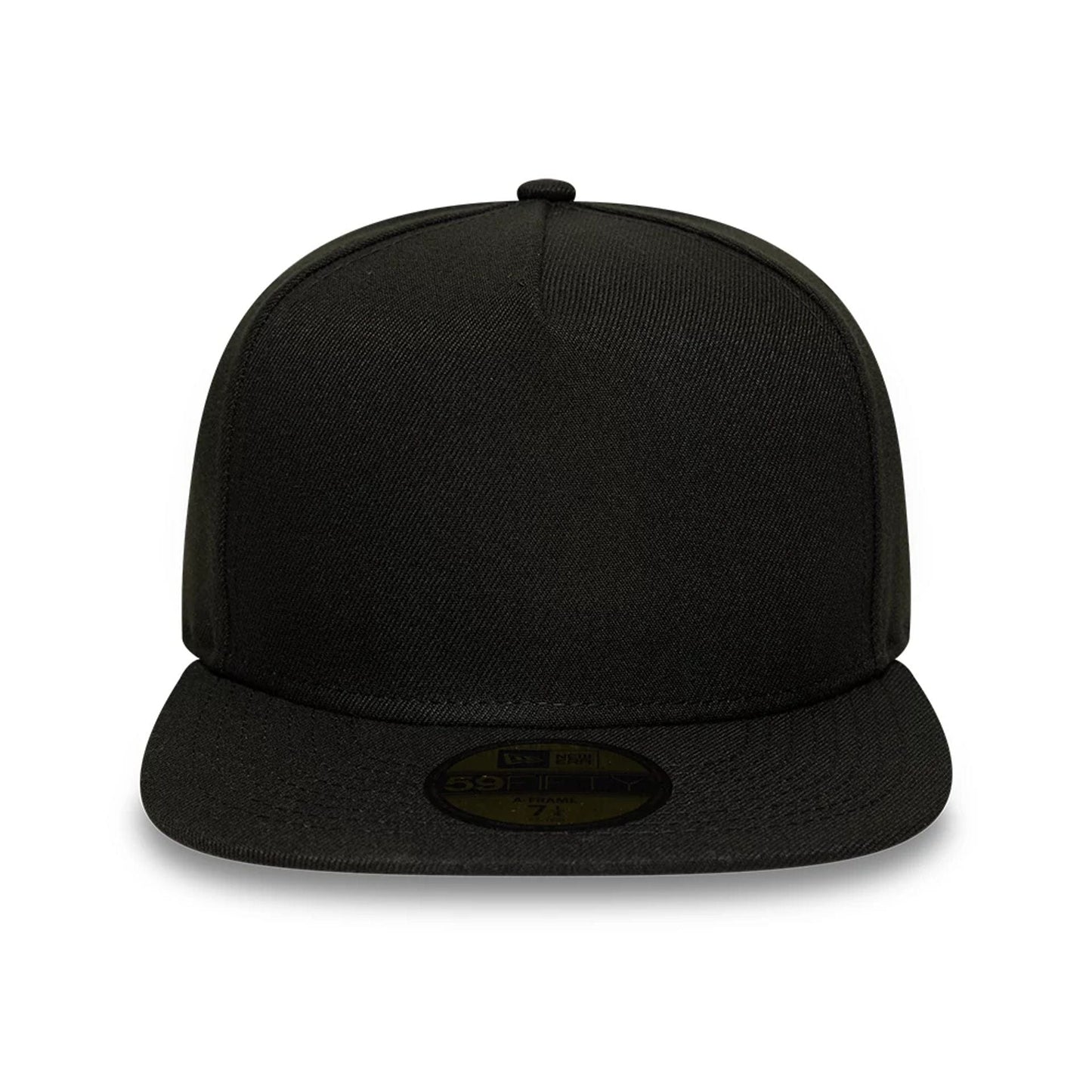 This is a  New Era Black 59FIFTY A-Frame Fitted Cap 2