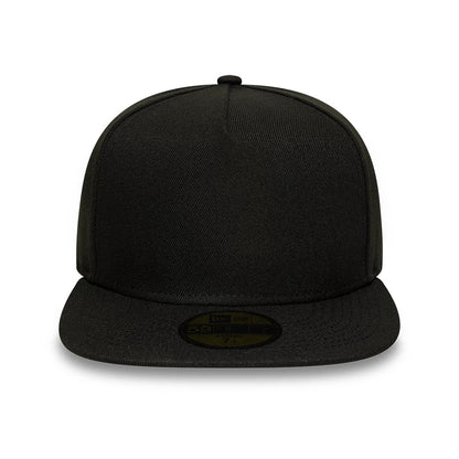 This is a  New Era Black 59FIFTY A-Frame Fitted Cap 2