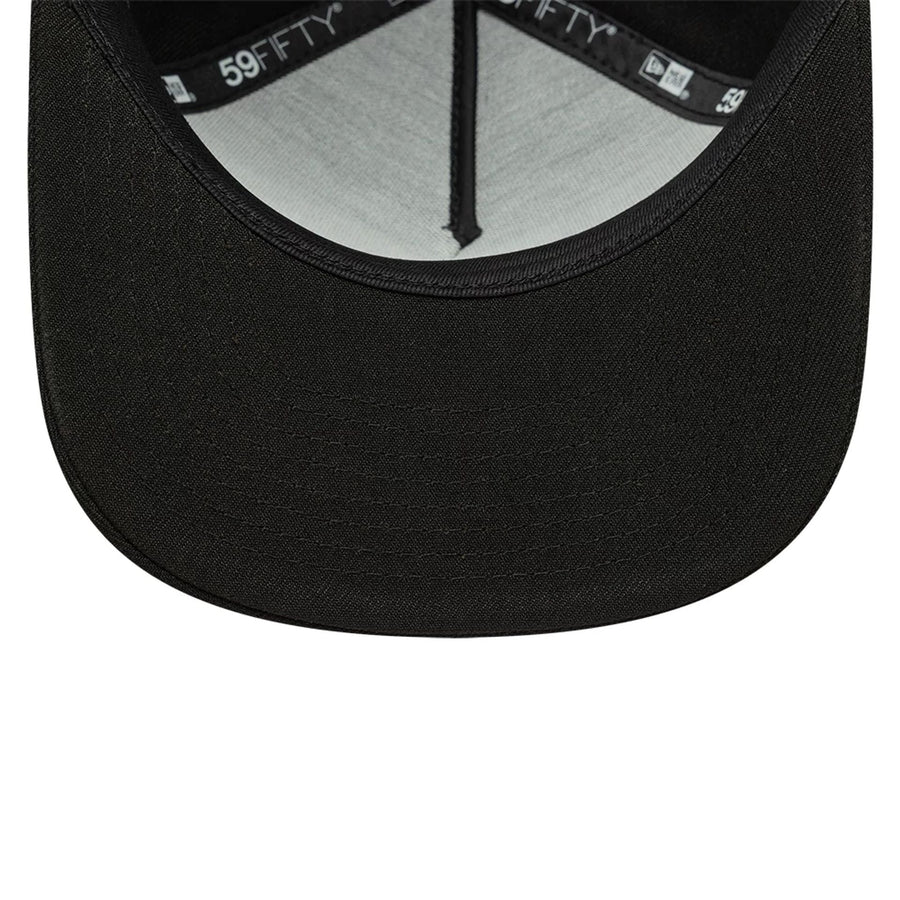 This is a  New Era Black 59FIFTY A-Frame Fitted Cap 7