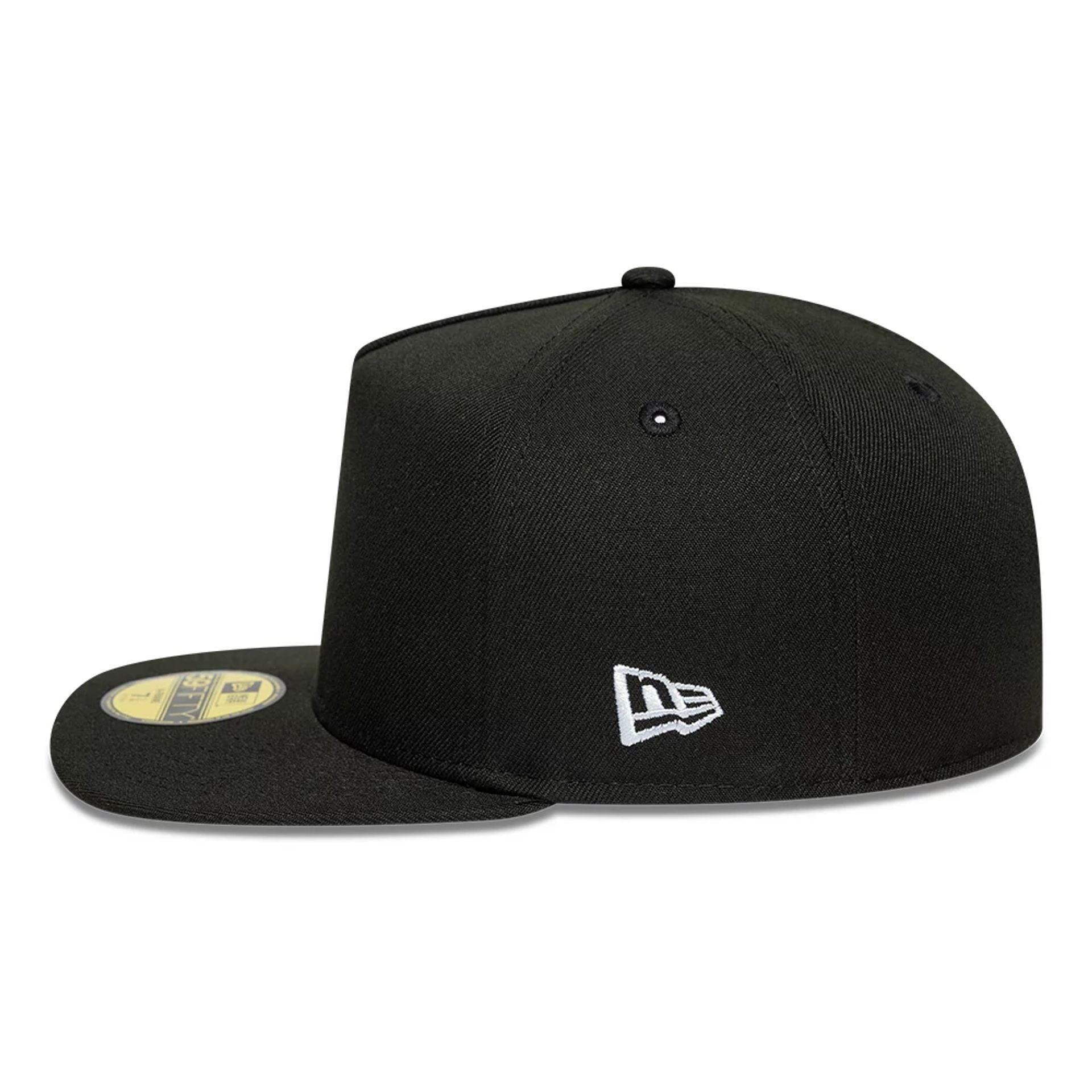 This is a  New Era Black 59FIFTY A-Frame Fitted Cap 4