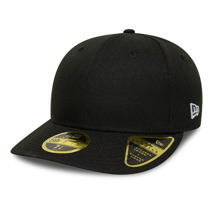 This is a  New Era Black Low Profile 59FIFTY Fitted Cap 1