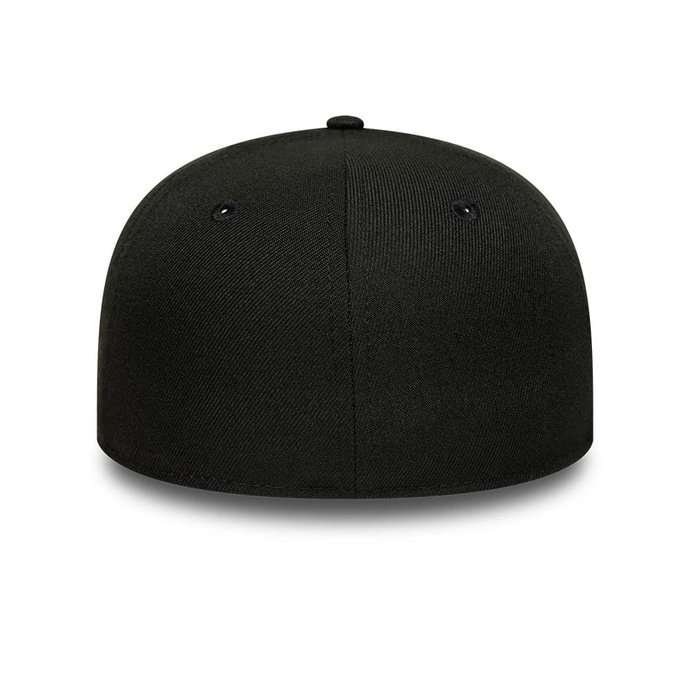 This is a  New Era Black Low Profile 59FIFTY Fitted Cap 6