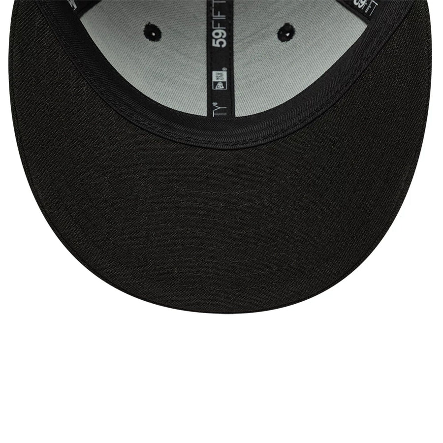 This is a  New Era Black Low Profile 59FIFTY Fitted Cap 7