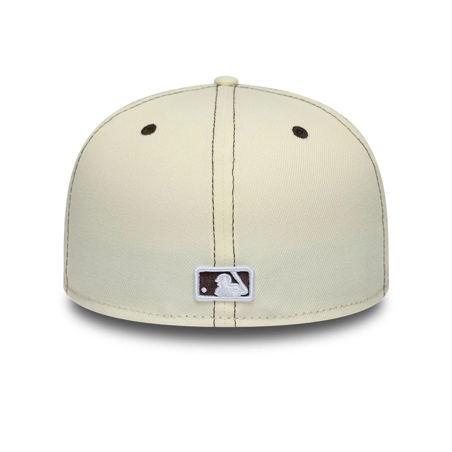 Pictured is this MLB Contrast LA Dodgers 59FIFTY Fitted cap in white. 4