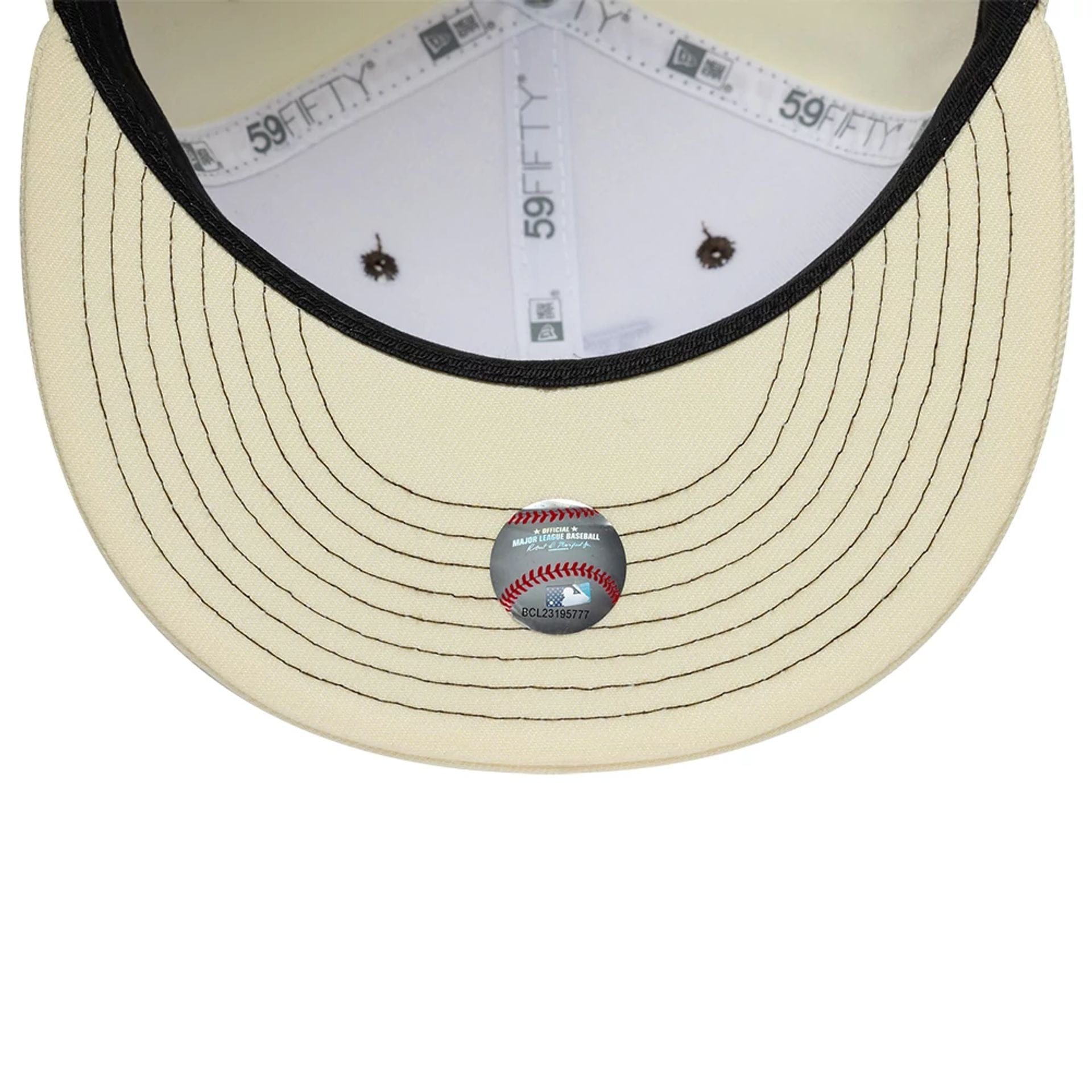 Pictured is this MLB Contrast LA Dodgers 59FIFTY Fitted cap in white. 7