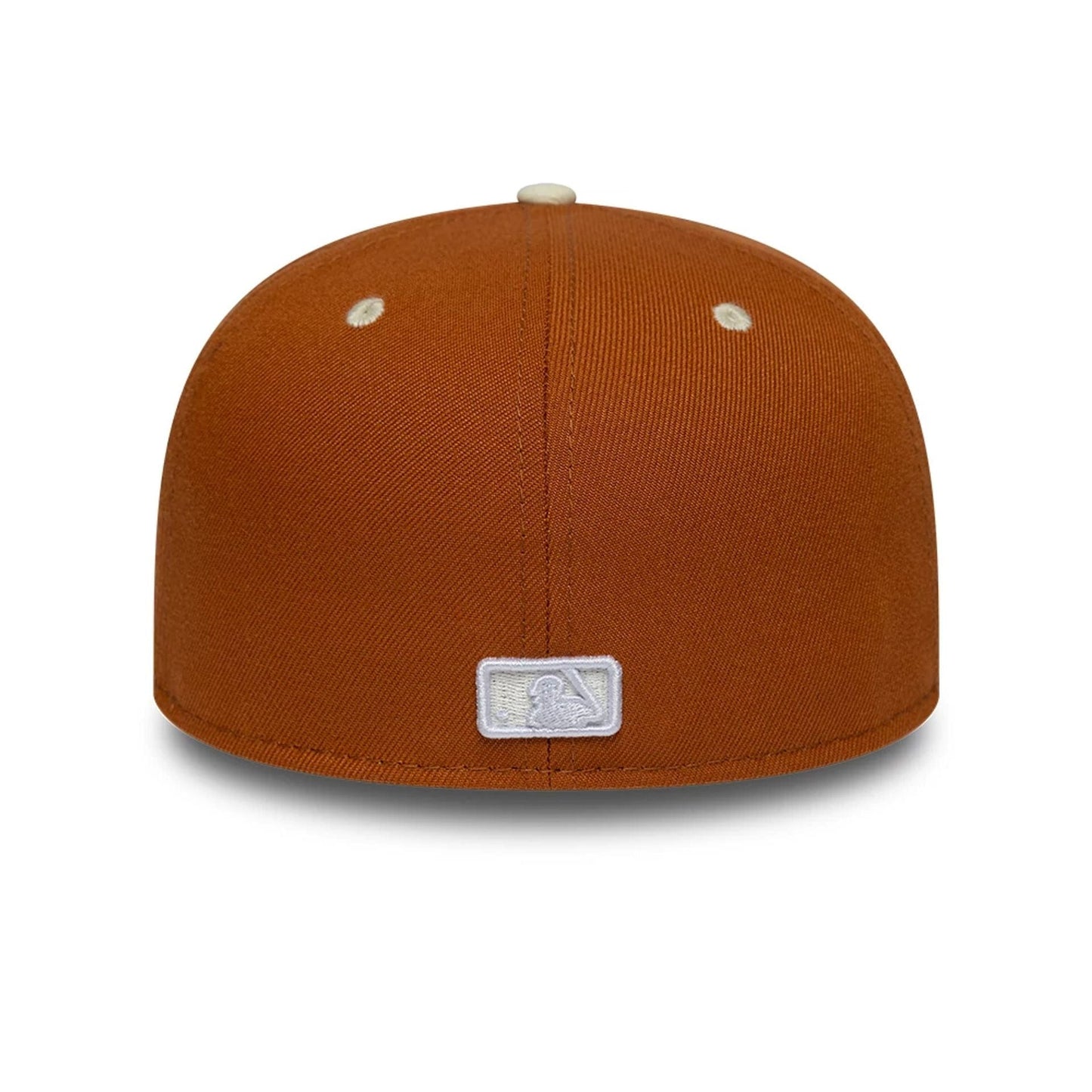 Pictured is this MLB Contrast New York Yankees 59FIFTY Fitted cap in brown. 4