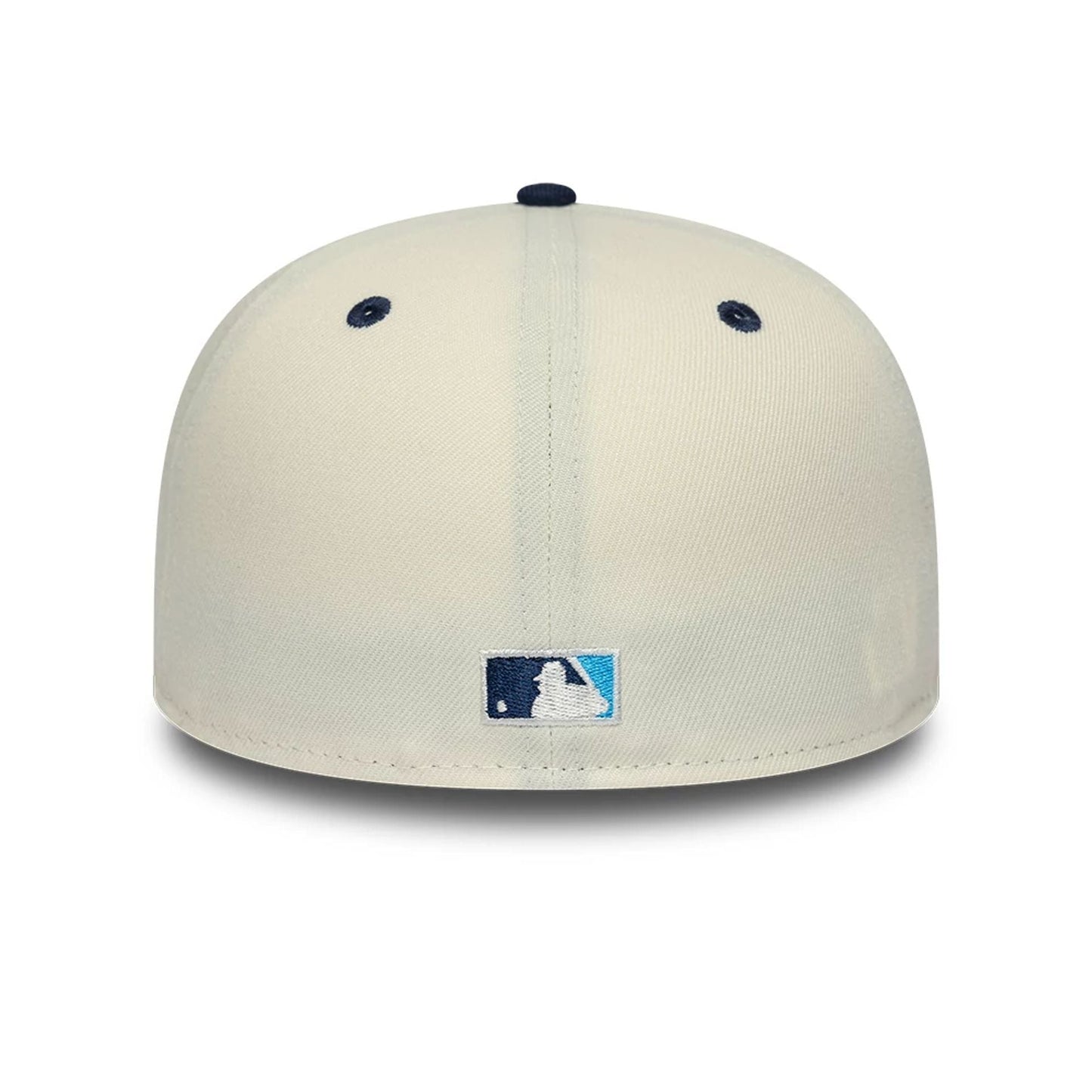 Pictured is this New York Yankees MLB White 59FIFTY A-Frame Fitted cap. 7