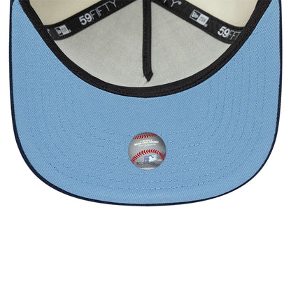 Pictured is this New York Yankees MLB White 59FIFTY A-Frame Fitted cap. 2