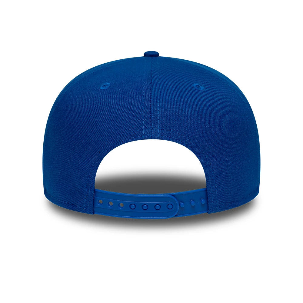 Pictured is this MLB Upside Down New York Mets 9FIFTY Snapback cap in blue. 7